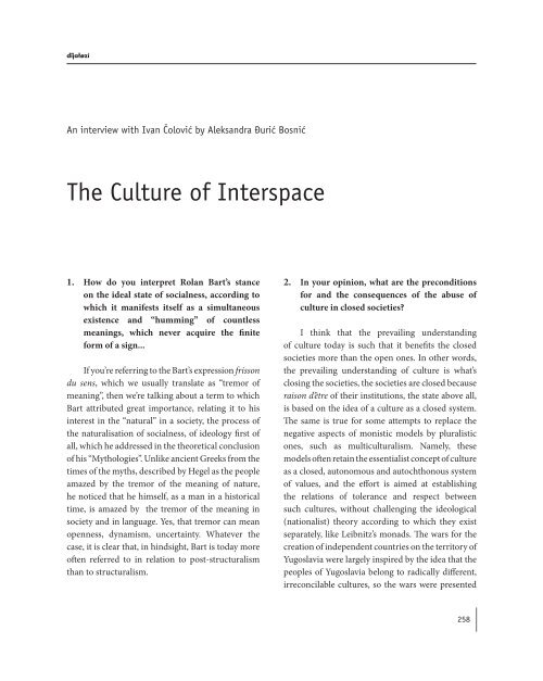 Preuzmite kompletan Äasopis broj 3 u PDF formatu - Portal kulture ...
