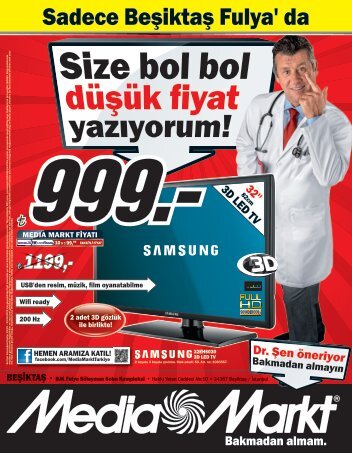 Sadece BeÅiktaÅ Fulya' da - Media Markt