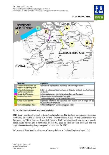 Modalities for the provisioning of LNG as shipping fuel in Flemish Ports