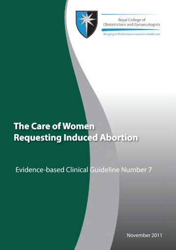 RCOG abortion guidelines - ArgentinosAlerta.org