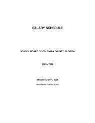 salary schedule schools county