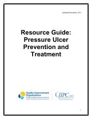 Resource Guide: Pressure Ulcer Prevention and ... - HealthInsight