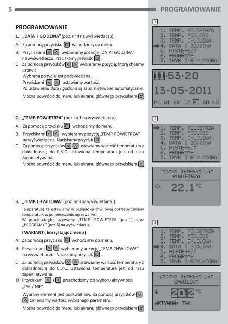 instrukcja obsÅugi - ThermLine - Elterm