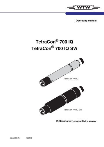 TetraCon 700 IQ TetraCon 700 IQ SW - Fagerberg