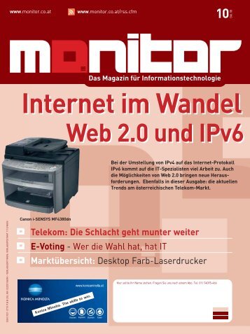 Die komplette MONITOR-Ausgabe 10/2008 können Sie