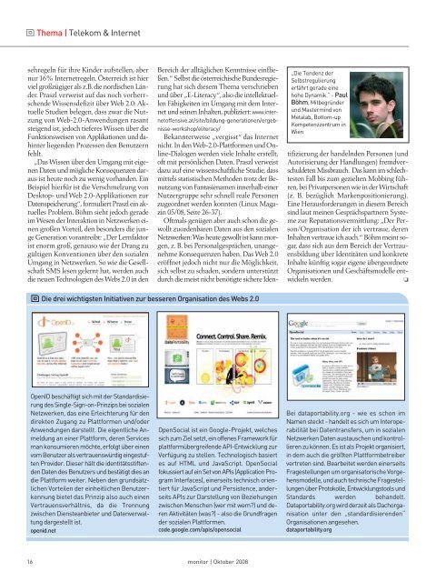 Die komplette MONITOR-Ausgabe 10/2008 können Sie