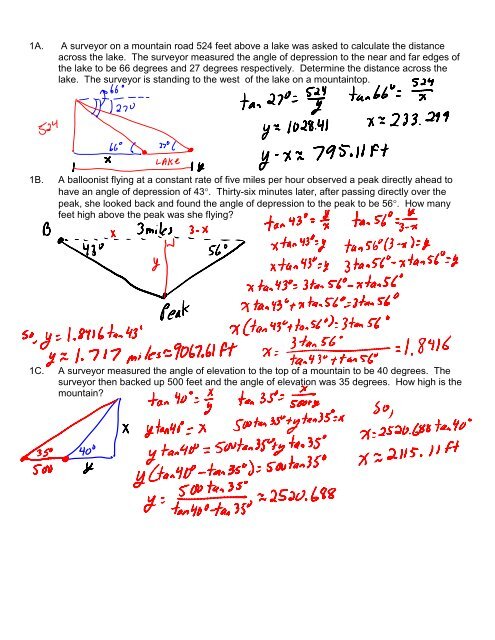 Worksheet 1 Answers