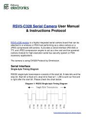 RSV5-C328 serial camera user manual - Arduino Egypt