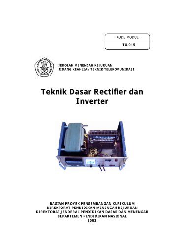 Teknik Dasar Rectifier dan Inverter - e-Learning Sekolah Menengah ...