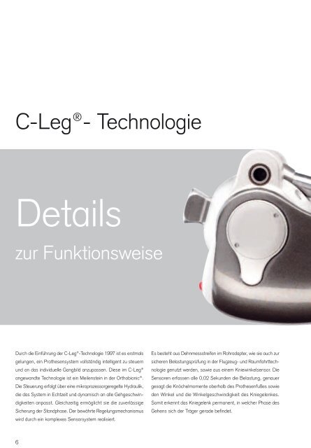 Die C-Leg®- Produktlinie - Luttermann