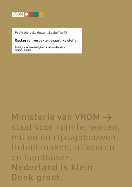 Opslag van verpakte gevaarlijke stoffen