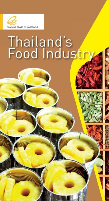 Thailand's Food Industry - The Board of Investment of Thailand