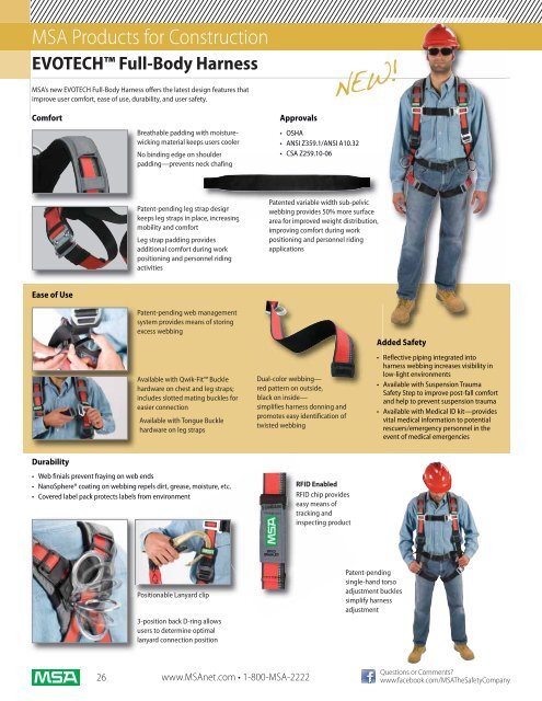 Safety Equipment for Construction - 5 Alarm Fire and Safety ...