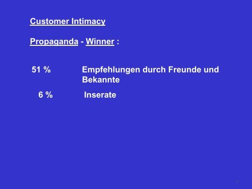 Marketing und Kundenorientierung Prinzip Menschlichkeit