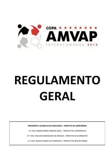 Regulamento Geral - AMVAP