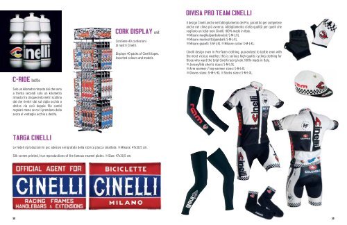 gruppo srl - divisione cinelli via g. di vittorio 21 ... - Pro Bike Center