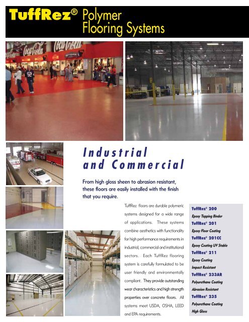 PolySpec Â® General Brochure