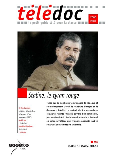 Staline Le Tyran Rouge Cndp