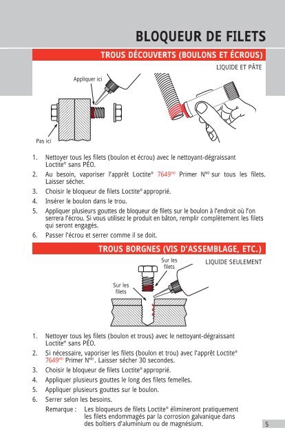 scellant de filet - Loctite.ph