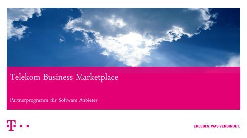 Telekom Business Marketplace Telekom Business Marketplace