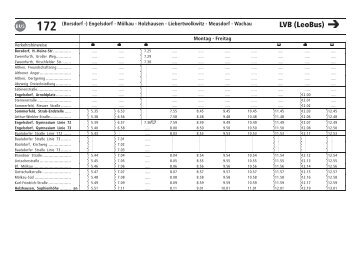 172 (Borsdorf -) Engelsdorf - Mölkau - Lvb