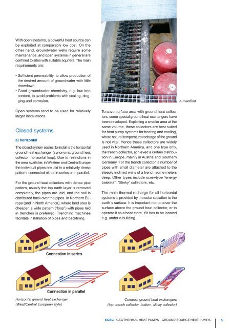 GEOTHERMAL HEAT PUMPS - GROUnd SOURCE HEAT ... - EGEC