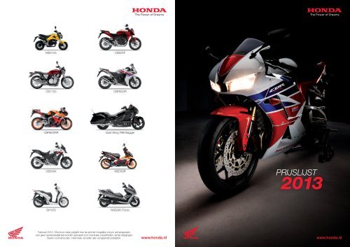 Prijslijst 2013 (PDF, 4.6 MB) - Honda