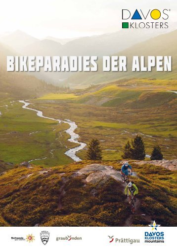 BroschÃ¼re Bikeparadies in den Alpen - Schweizer Jugendherbergen