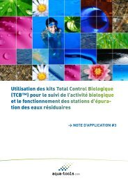 Note d'application 3 : Utilisation des kits Total Control ... - Aqua-tools