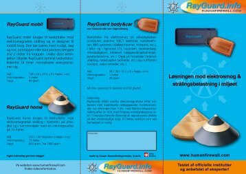a. Download dansk RayGuard brochure klik her - RayGuard Human ...