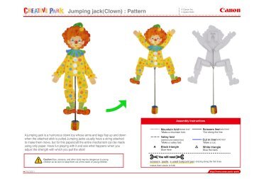 Jumping jack(Clown) : Pattern