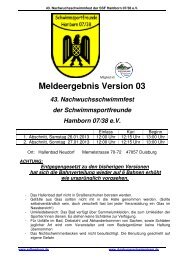 2013 Deckblatt Meldeergebnis - SSF Hamborn 07/38 eV