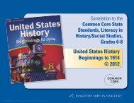 United States History Beginnings to 1914 Â© 2012 - Curious George
