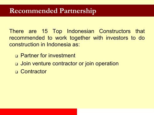 Overview Of Construction Service & Industry in Indonesia