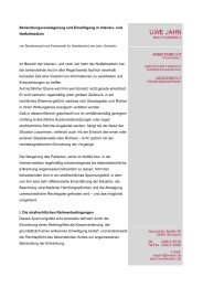 Behandlungsverweigerung und Einwilligung - Die Kanzlei Uwe Jahn