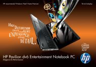 HP Pavilion Dv6 Entertainment Notebook PC - Hewlett Packard