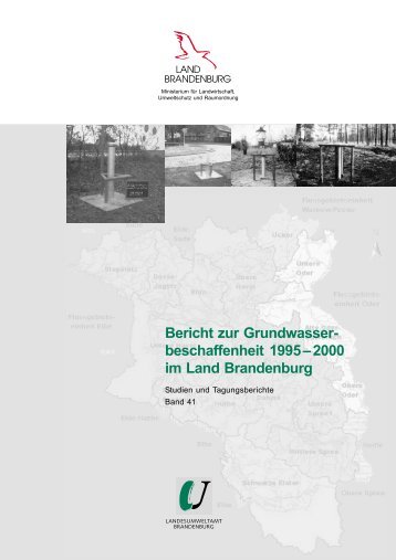 Bericht zur Grundwasser - Land Brandenburg