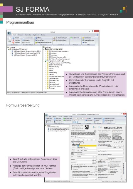 SJ FORMA - SJ Software GmbH