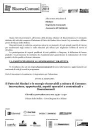 Alla cortese attenzione di - RisorseComuni