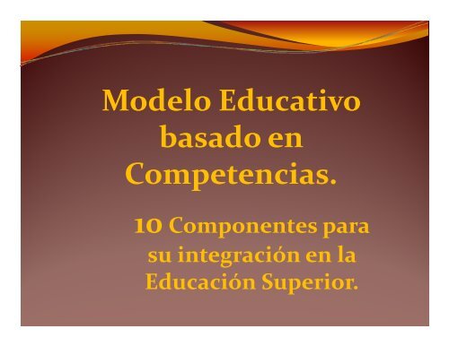 16. Modelo en competencias por M. castillo.pdf