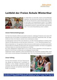 Das vollstÃ¤ndige Leitbild (PDF) - Freie Schule Winterthur