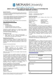 Undergradute Honours hardcopy application form (pdf) - Faculty of ...