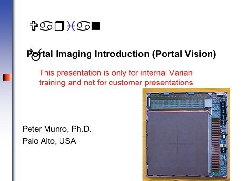 Portal Imaging Introduction (Portal Vision)