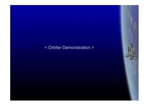 13-15 Sep 2004 [PDF] - Orbiter Space Flight Simulator - UCL