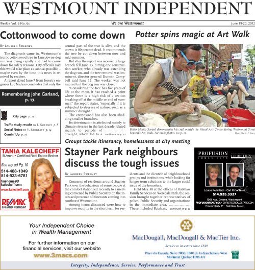 June 19 - Westmount Independent