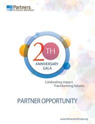 Invitation to Nonprofits for 20th Anniversary Gala Celebration