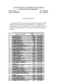 Lista Debitori 8 Casa De Pensii A Municipiului Bucuresti