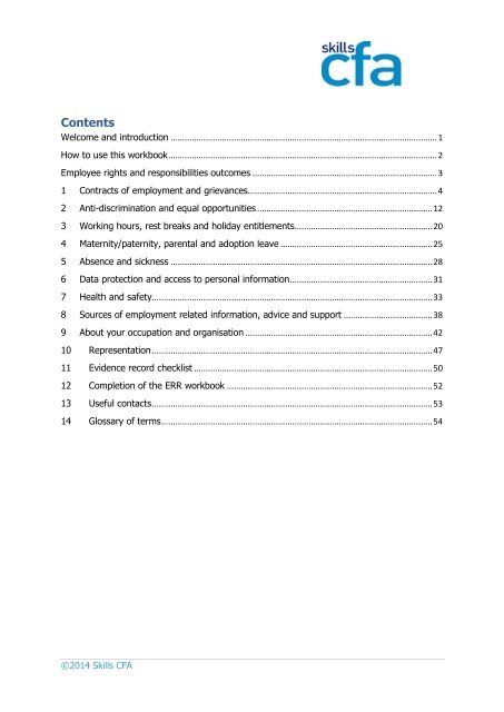 (ERR) workbook - Skills CFA