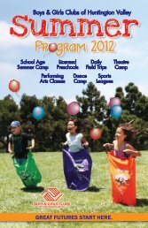 Summer 2012 Program Book (PDF) - Boys and Girls Clubs of ...