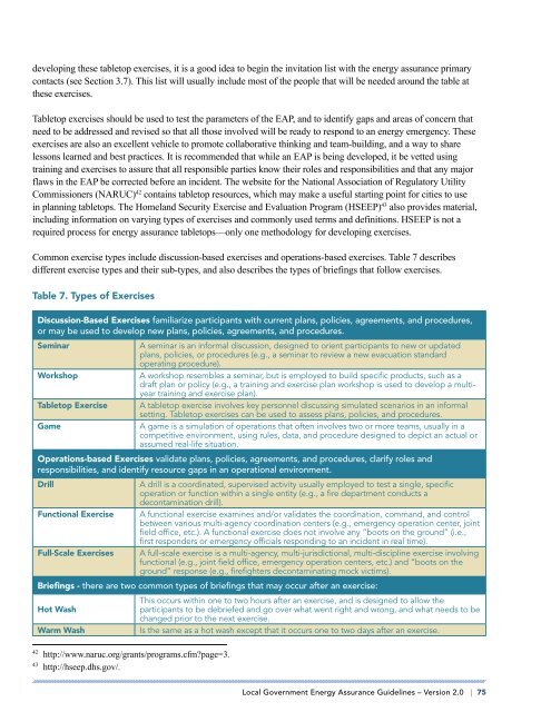 PTI Local Government Energy Assurance Guidelines - Metropolitan ...